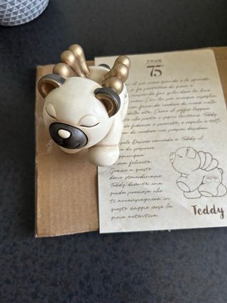 Teddy Thun 75° anniversario con pergamena