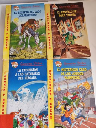 Libros de aventuras Geronimo Stilton