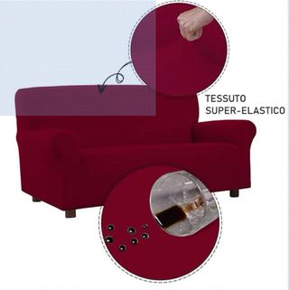 Copridivano 2 posti Banzaii Bordeaux