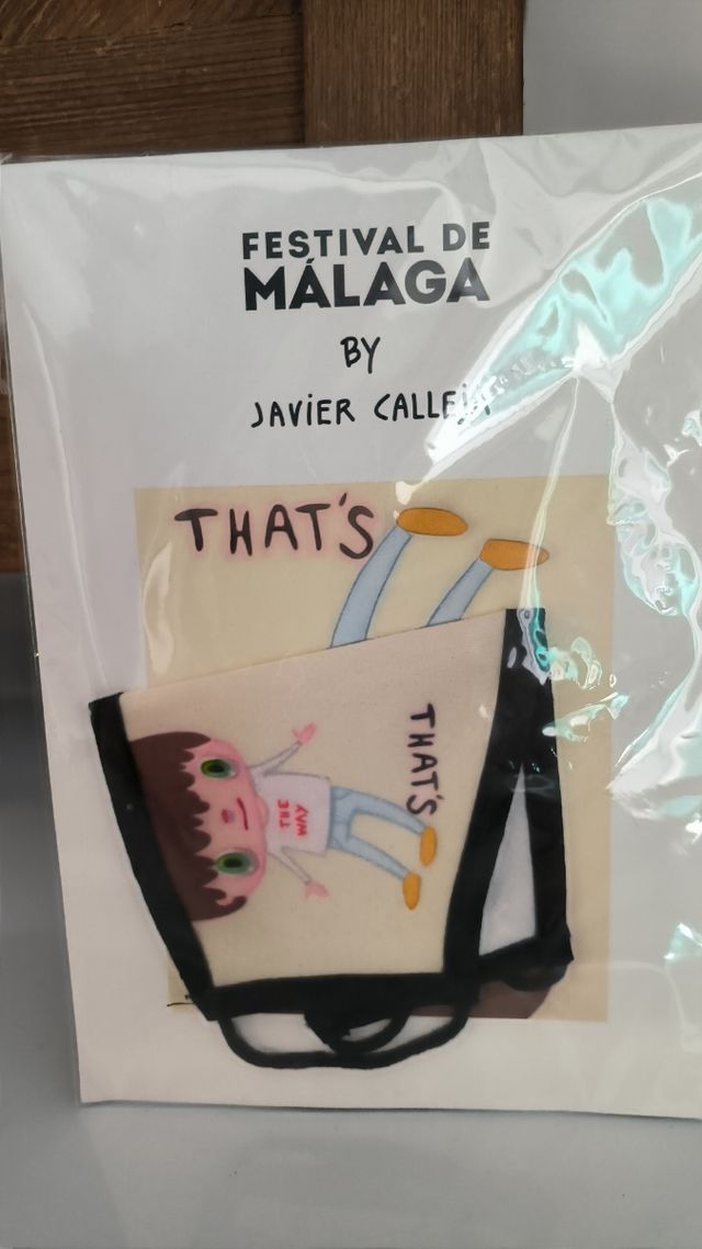 Mascarilla Javier Calleja Festival Málaga