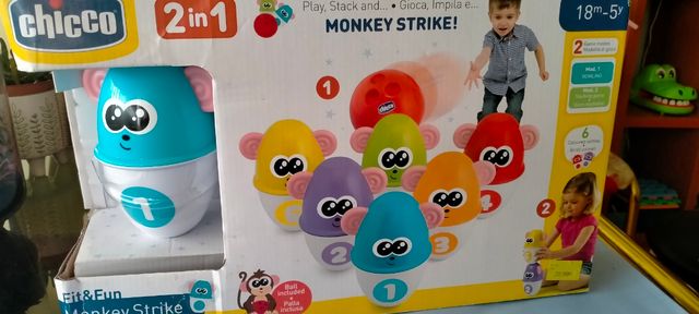 Bolos Chico Monkey Strike 2 en 1