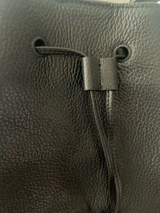 Bolso Horia - Bolso saco cuero negro