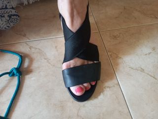 Sandalias Camper negras nº 37