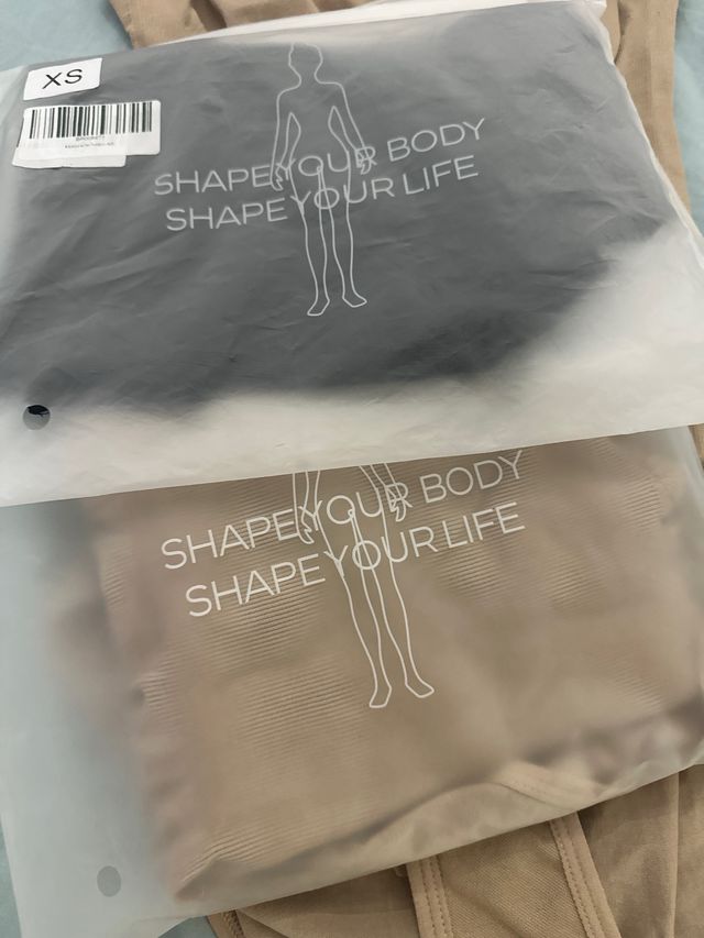 Faja Reductora Shape Your Body XS Beige - negra