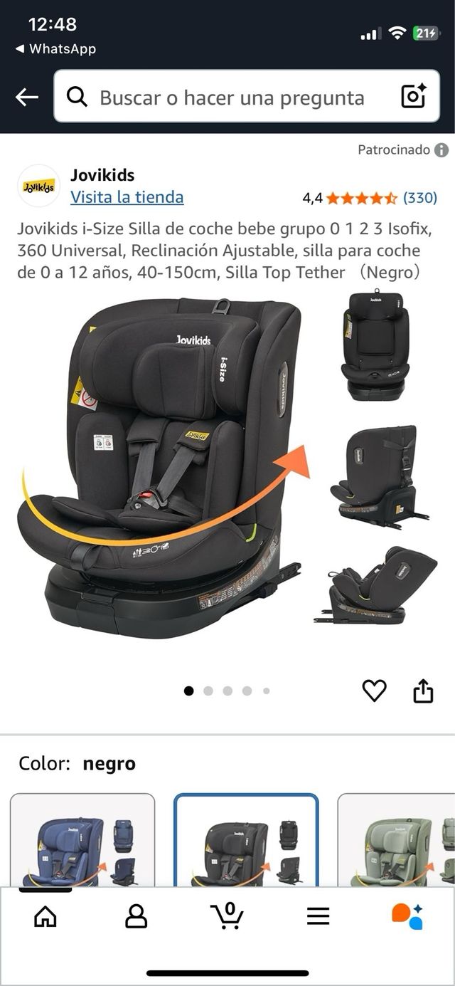 Silla coche Jovikids i-Size