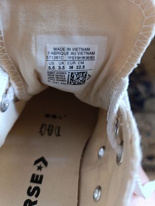Converse All Star platform panna 36