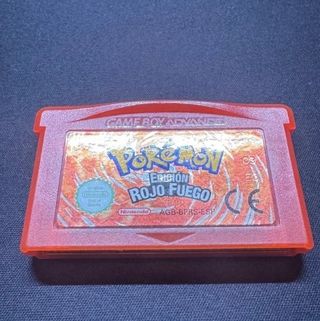 Pokémon Rojo Fuego GBA - Cartucho