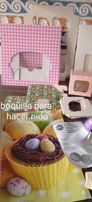 Lote repostería: moldes,decoraciones