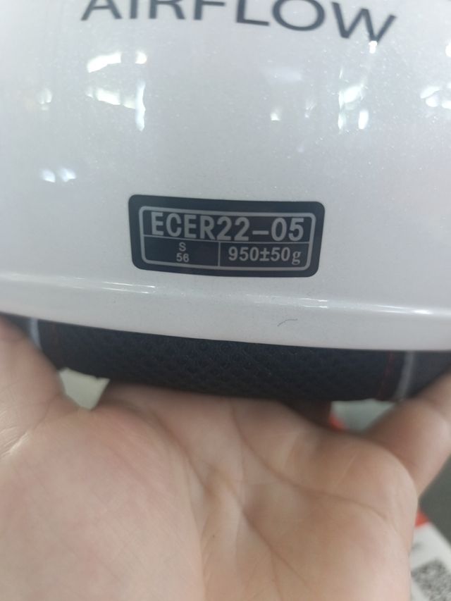 Casco LS2 Airflow blanco talla S