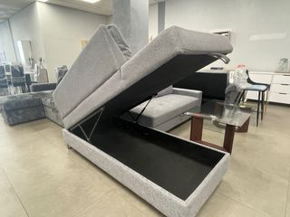 OFERTA! SOFA CAMA CHAISE LONGUE FEBE GRIS