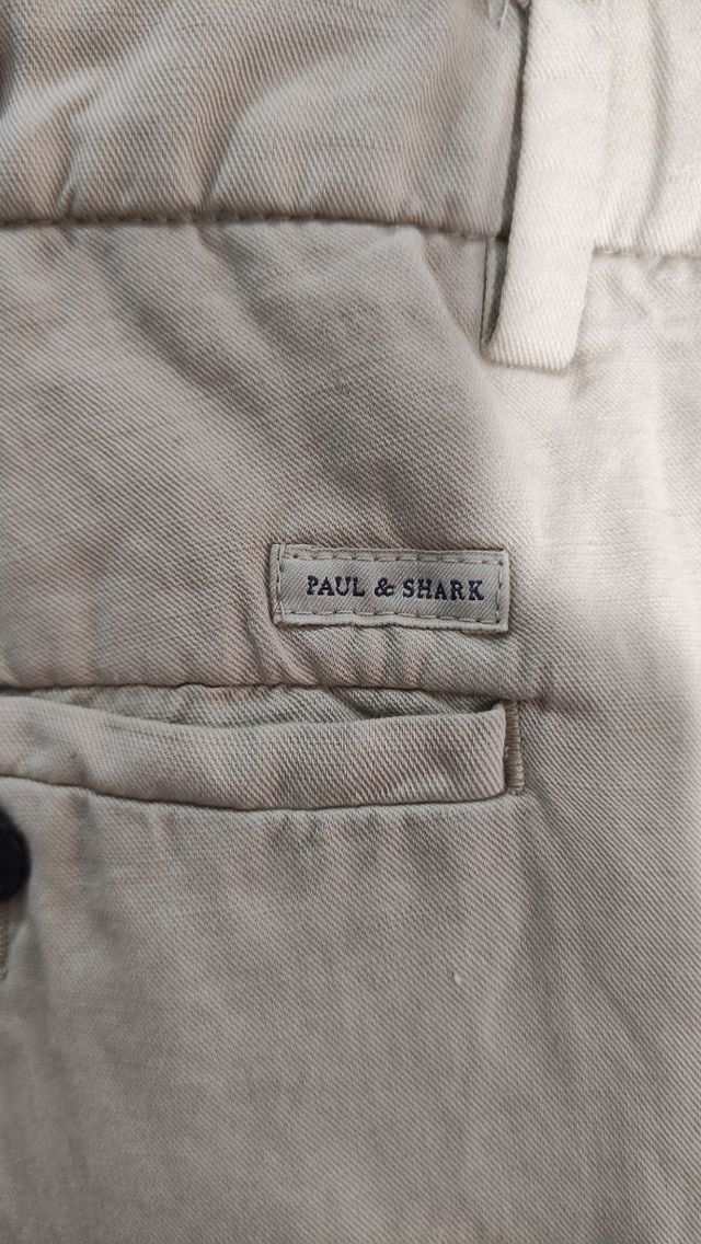 Pantalón Paul Shark (Beige) - Lino & Algodón