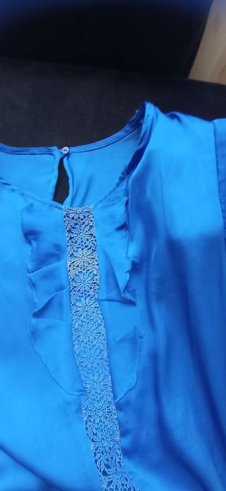 Blusa azul - Talla única