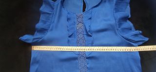 Blusa azul - Talla única