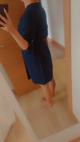 Vestido azul mujer