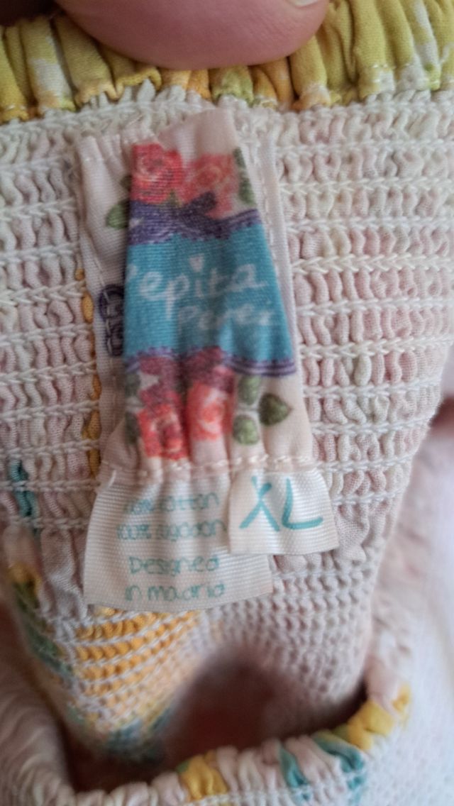 Vestido floral Pepita Pérez - Talla XL