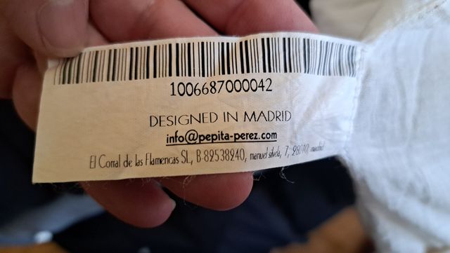 Vestido floral Pepita Pérez - Talla XL