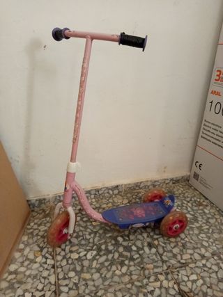 Patinete 3 ruedas niña rosa