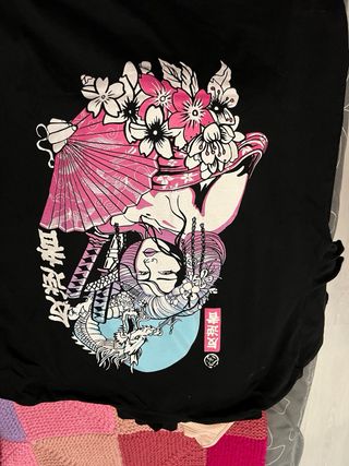 Camiseta Pull&Bear negra XL