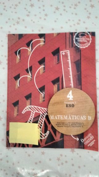 Matemáticas 4° eso, 3 trimestres