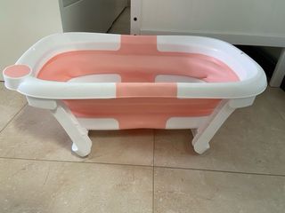 Bañera Plegable con flotador Bebé - Rosa