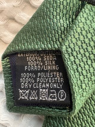Corbata Emidio Tucci verde oscura