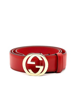 Cinturón Gucci rojo