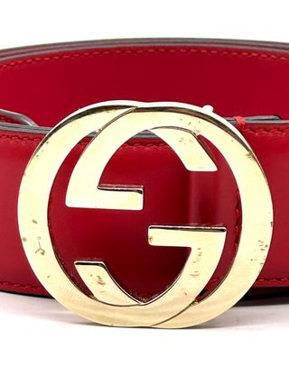 Cinturón Gucci rojo