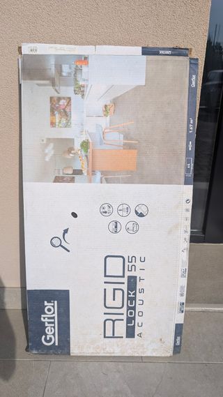 Piastrelle PVC effetto Corten Gerflor Rigid Lock55