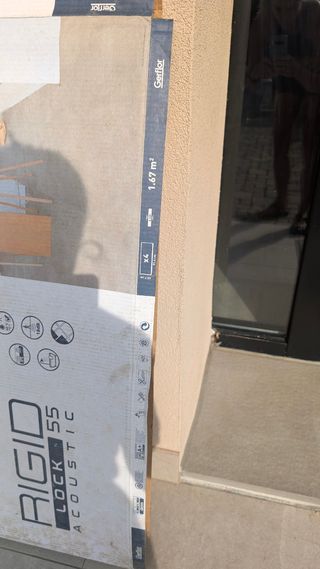 Piastrelle PVC effetto Corten Gerflor Rigid Lock55