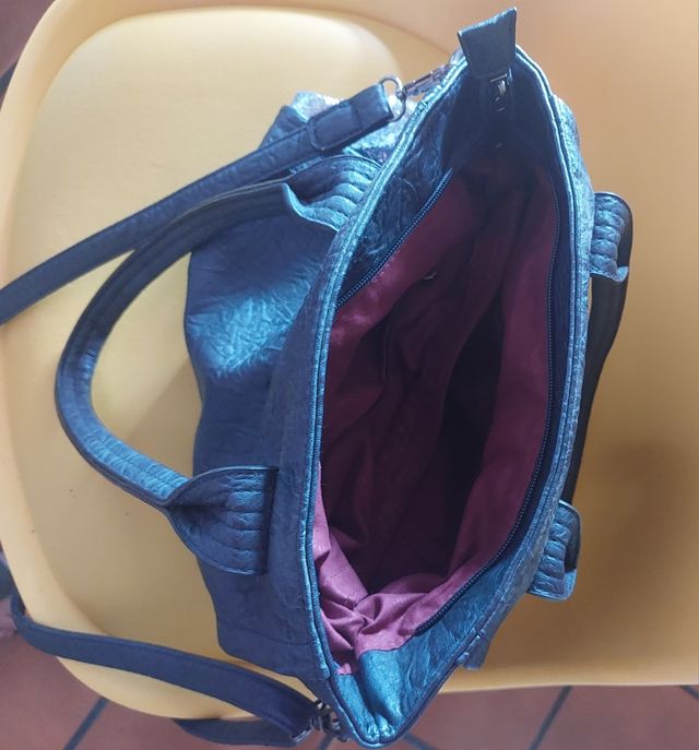 Bolso bandolera azul marino
