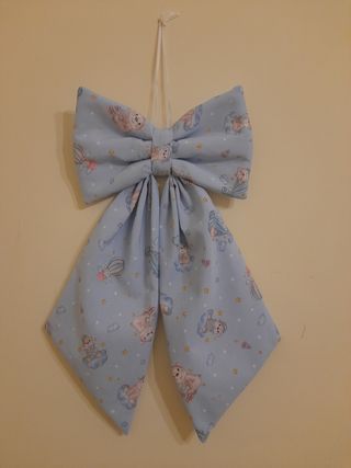 Fiocco nascita celeste orsetti