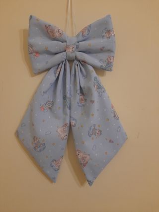 Fiocco nascita celeste orsetti