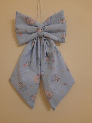 Fiocco nascita celeste orsetti