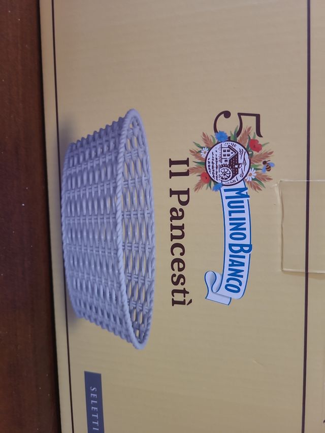 Portapane Mulino Bianco in porcellana