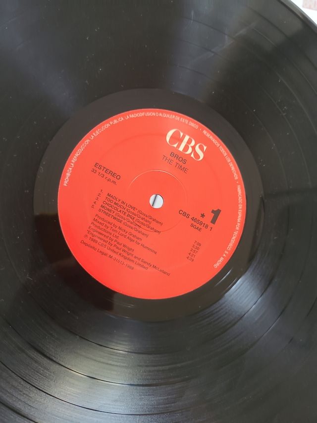 Bros - The Time LP. Vinilo