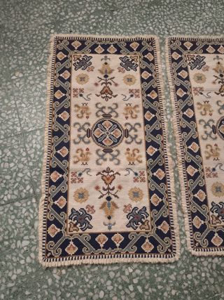 2 tappeti Arraiolos camera da letto