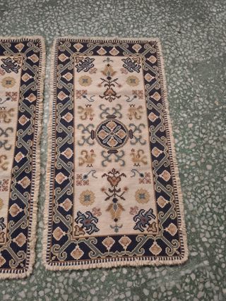 2 tappeti Arraiolos camera da letto