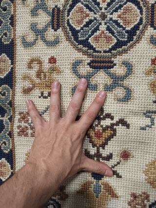 2 tappeti Arraiolos camera da letto