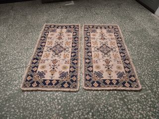 2 tappeti Arraiolos camera da letto