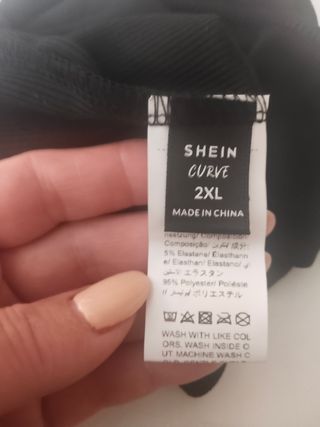 Body negro - talla XXL