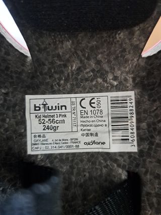 Casco bici niño/a rosa