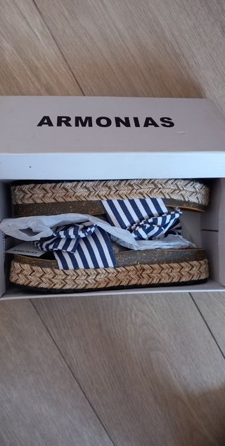 Sandalias con lazo marineras