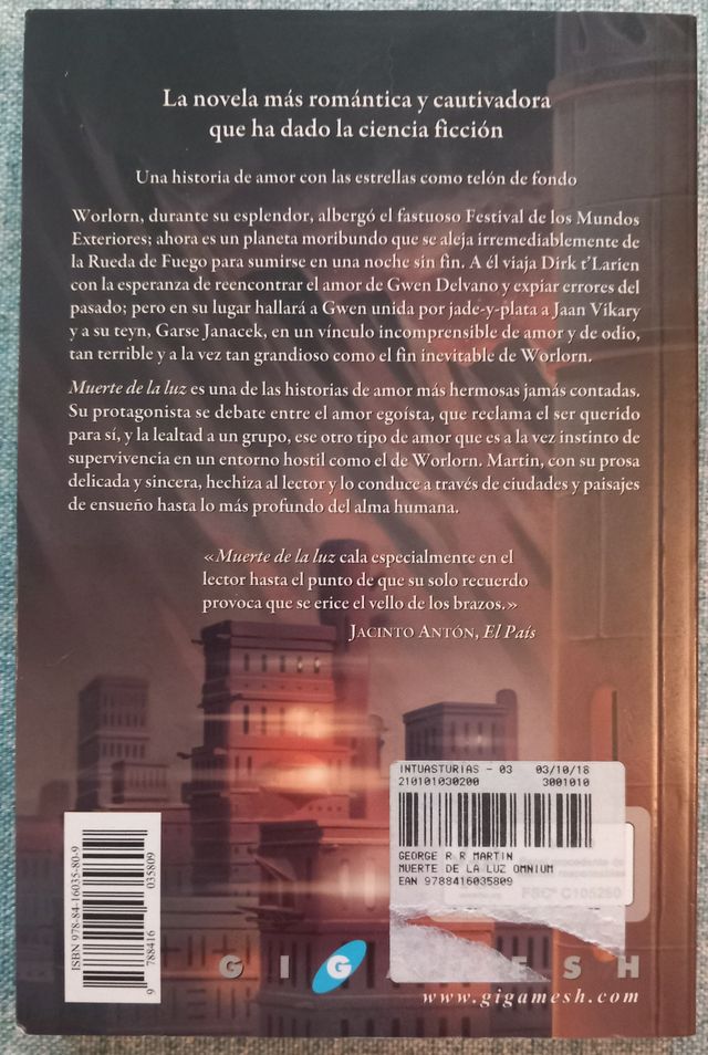 Muerte de la luz - George R. R. Martin