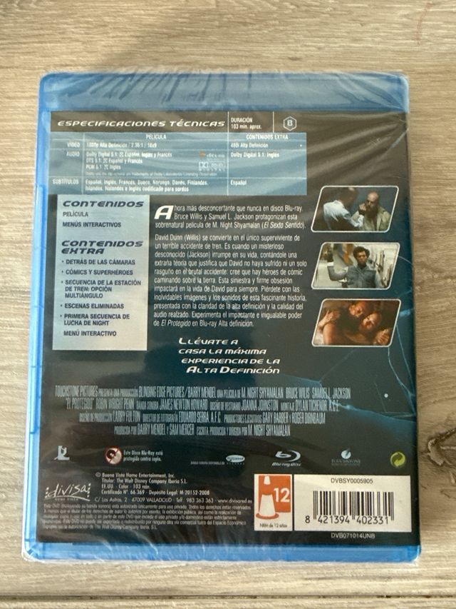 Blu-ray El Protegido Precintada