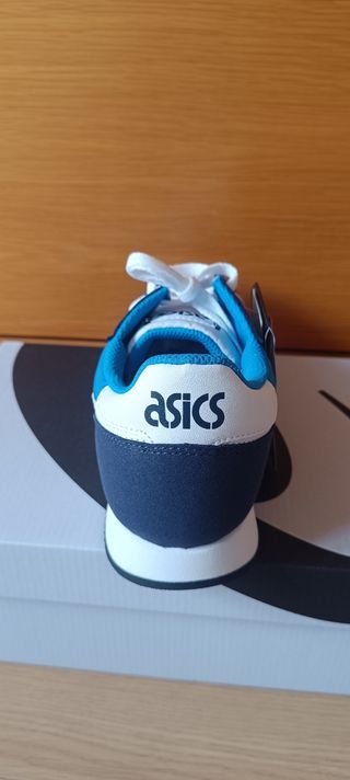 Zapatillas Asics Tarther OG - Azul y Blanco