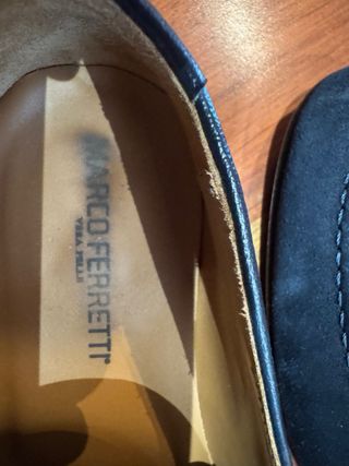 Zapatos Mocasín MARCO FERRETTI- Piel azul