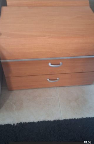 Cabecero cama matrimonio + 2 mesitas