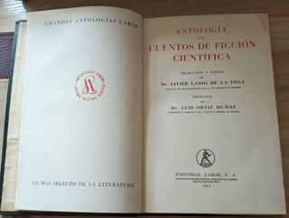 Antología de cuentos de ficción cientifica.