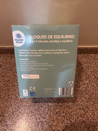 Bloques Equilibrio Mundo Diver (3 en 1)