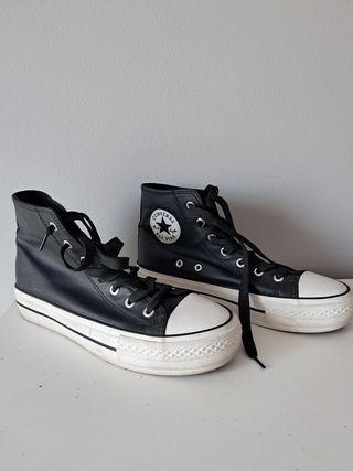 Converse negras altas